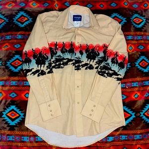 Retro Wrangler pearl snap